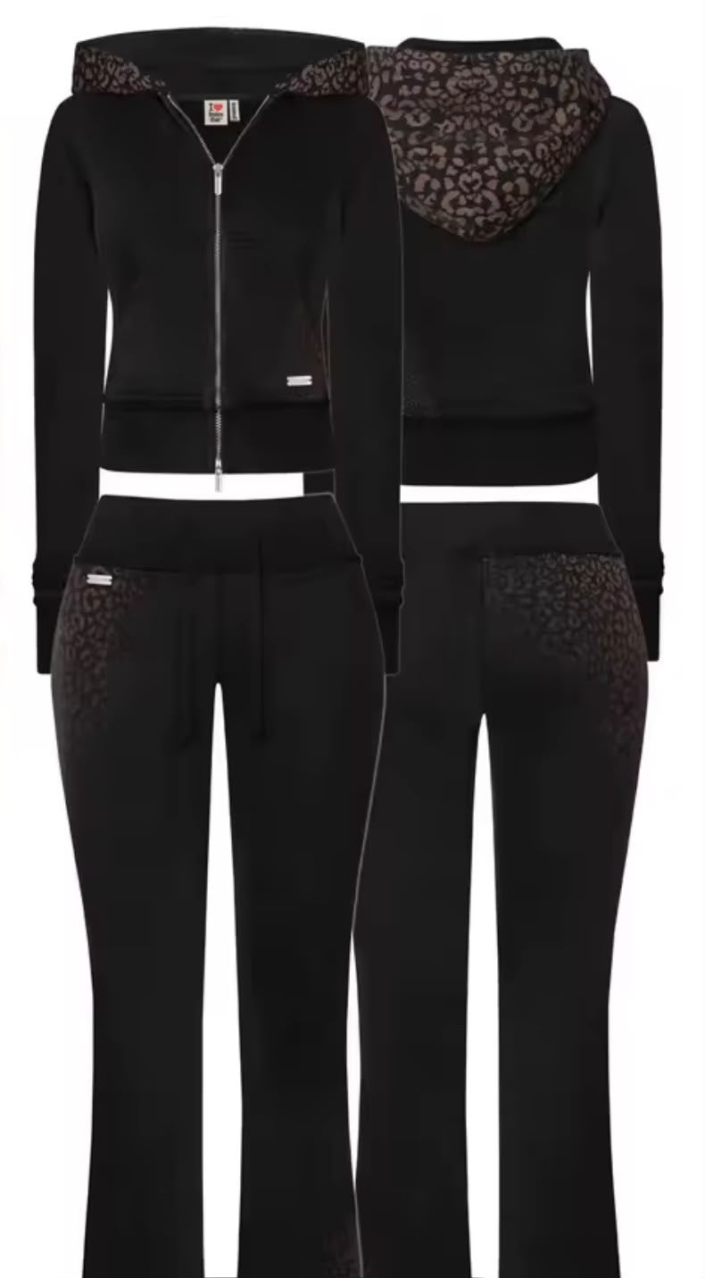 Conjunto Mujer Harajuku Leopardo