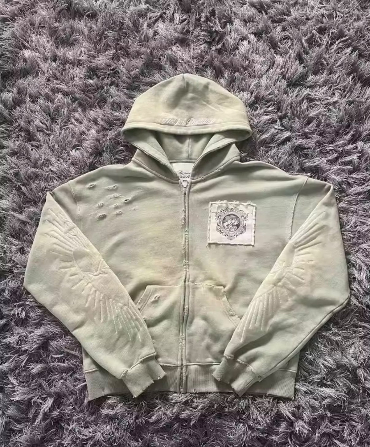 Sudadera Harajuku con Cremallera