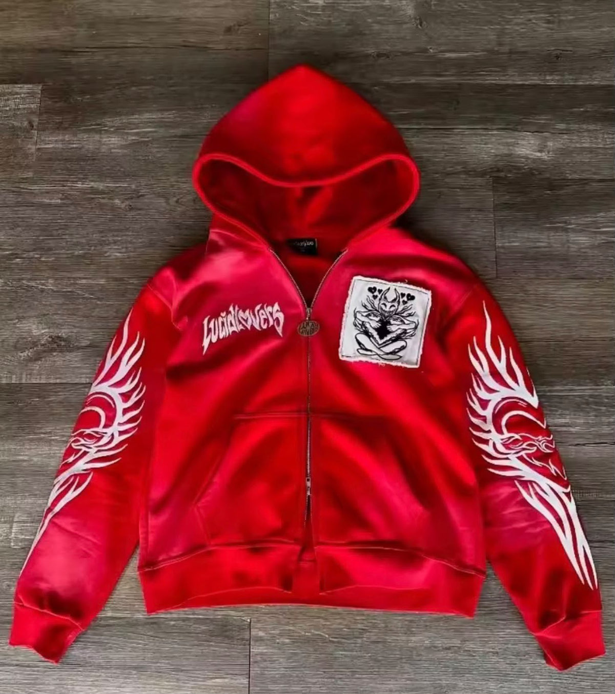 Sudadera Harajuku con Cremallera