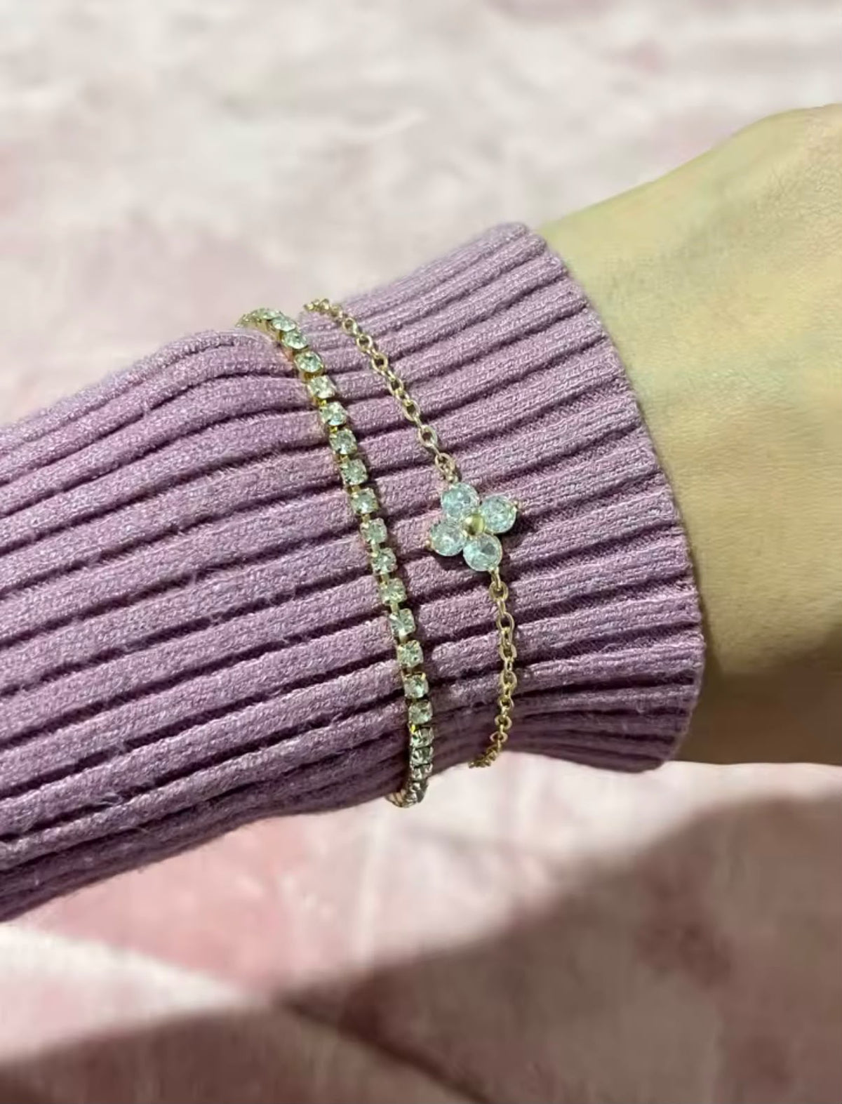 Juego de 2 Pulseras de Acero Inoxidable