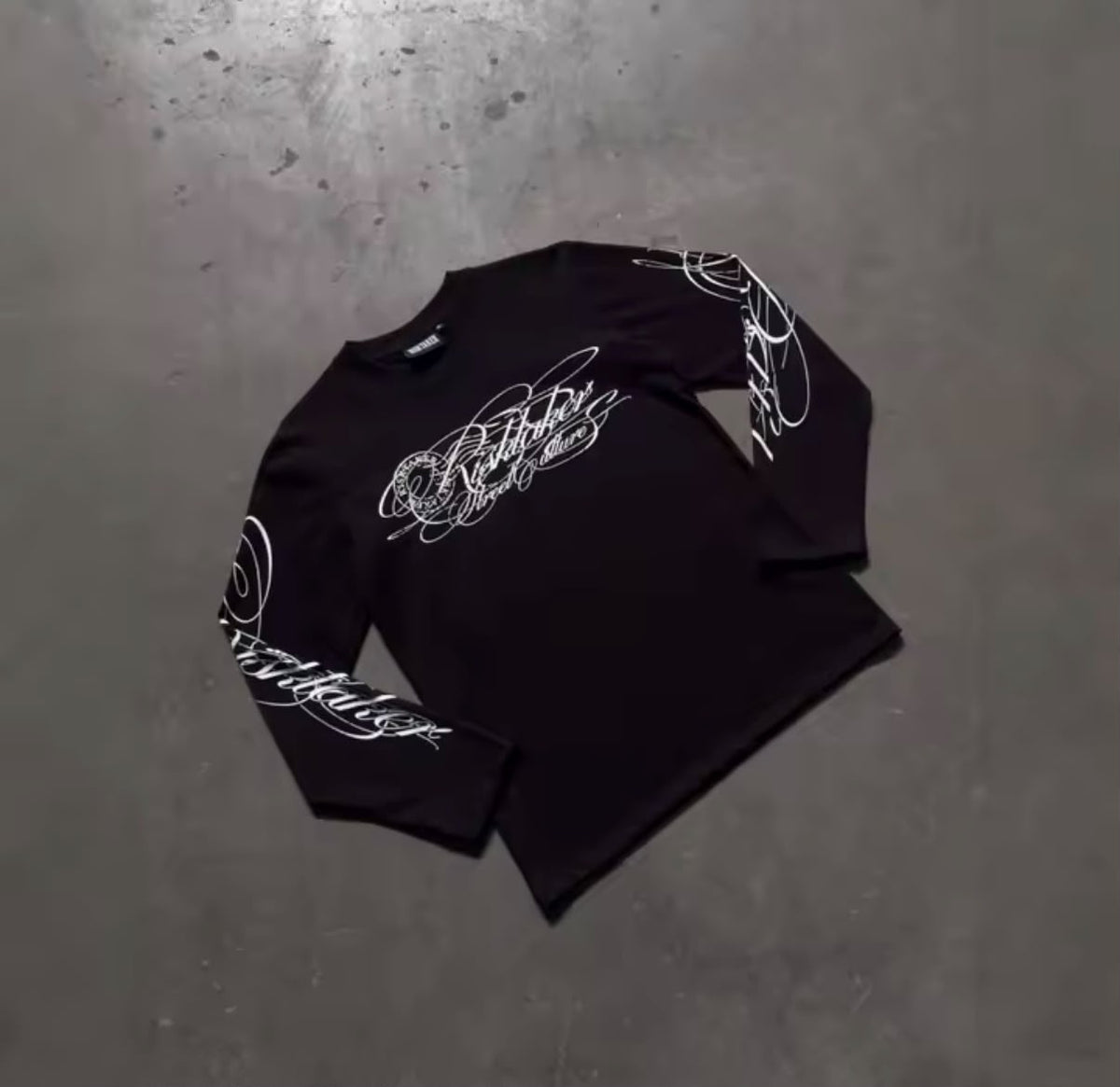 Camiseta de Manga Larga con Estampado Retro